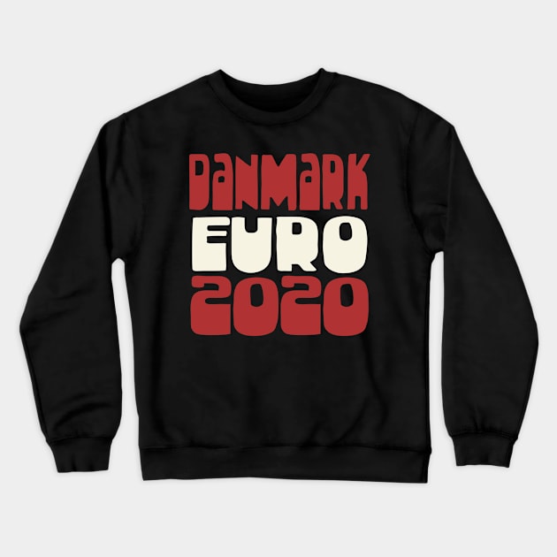 Danmark / Euro 2020 FanArt Crewneck Sweatshirt by DankFutura